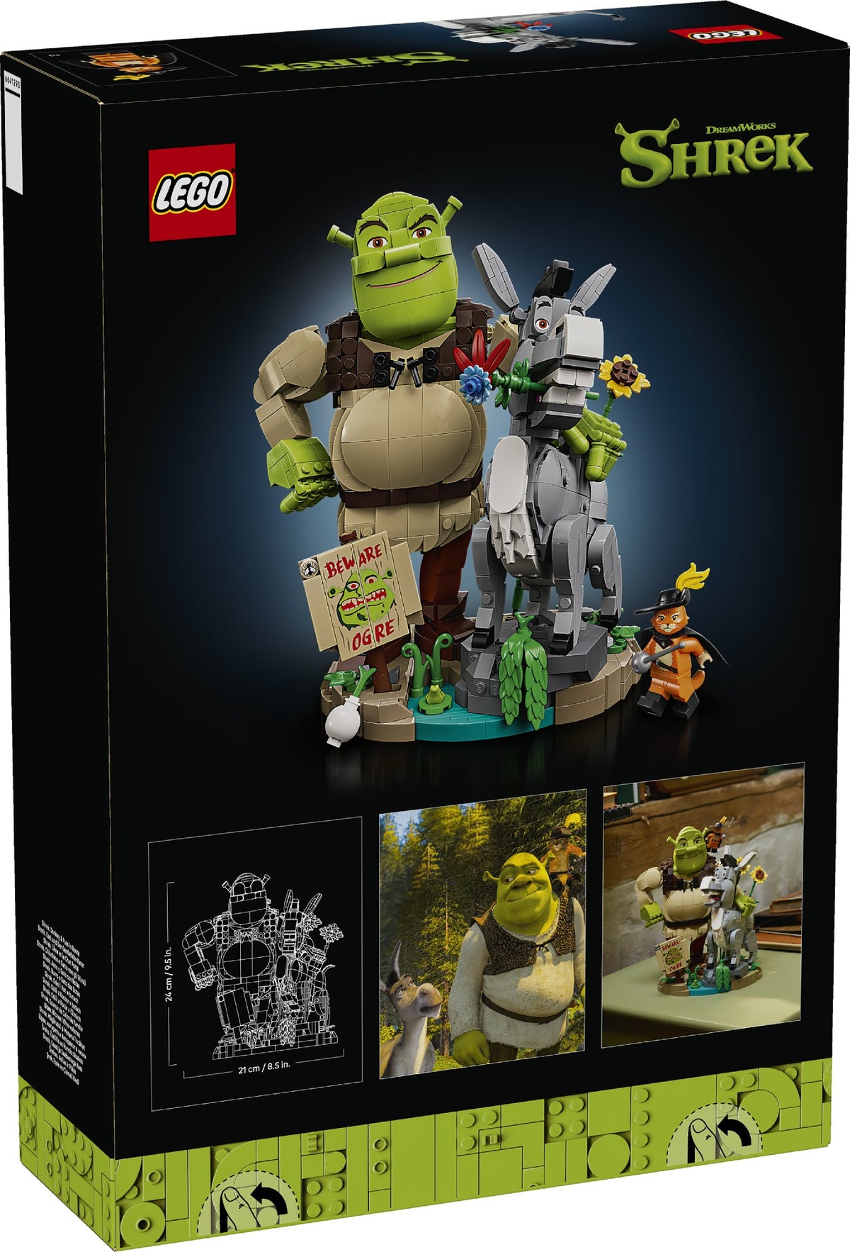 Lego Shrek, Donkey And Puss In Boots 72423 Age: 18+