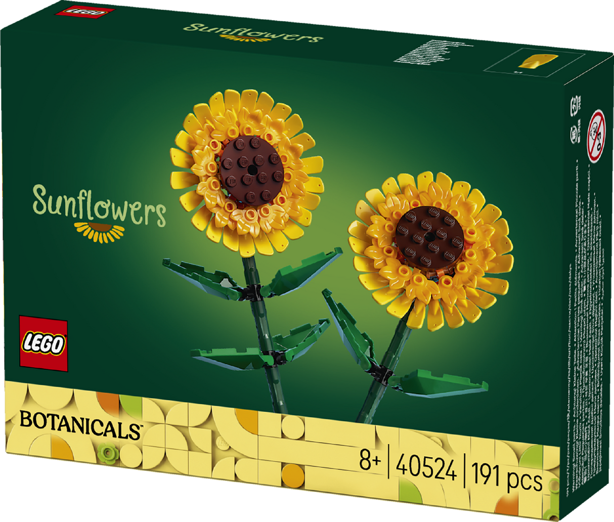 LEGO BOTANICALS SUNFLOWERS 40524 AGE: 8+
