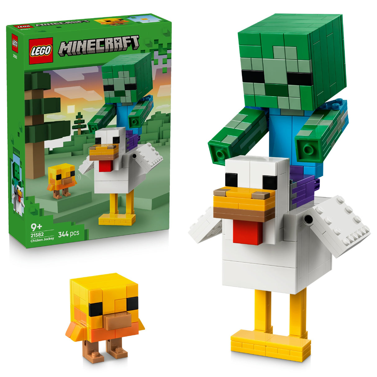 LEGO 21582 MINECRAFT CHICKEN JOCKEY AGE: 9+