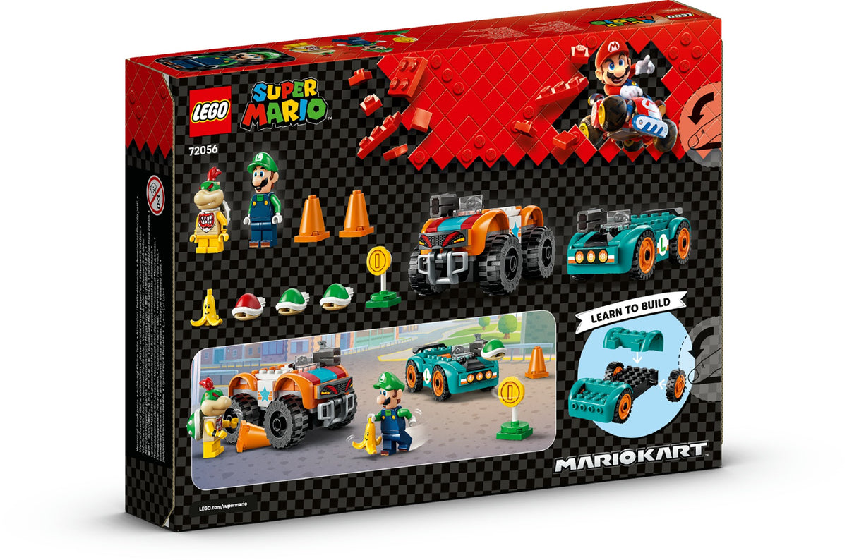 LEGO 72056 SUPER MARIO MARIO KART – LUIGI & BOWSER JR.'S RACE