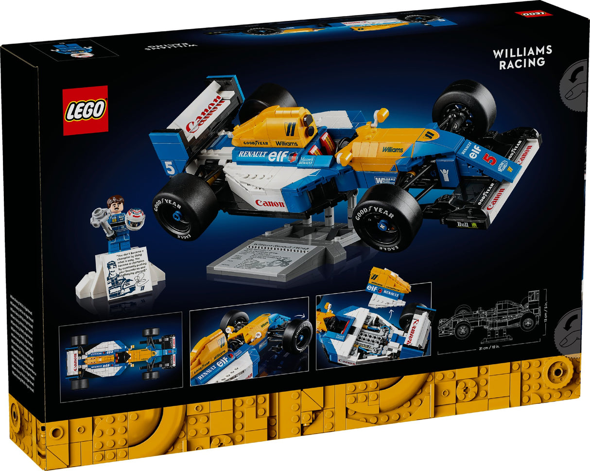 LEGO ICONS WILLIAMS RACING FW14B & NIGEL MANSELL 10353 AGE: 18+