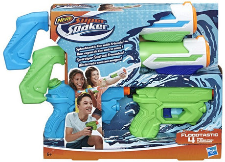 NERF SUPER SOAKER FLOODTASTIC 4PACK