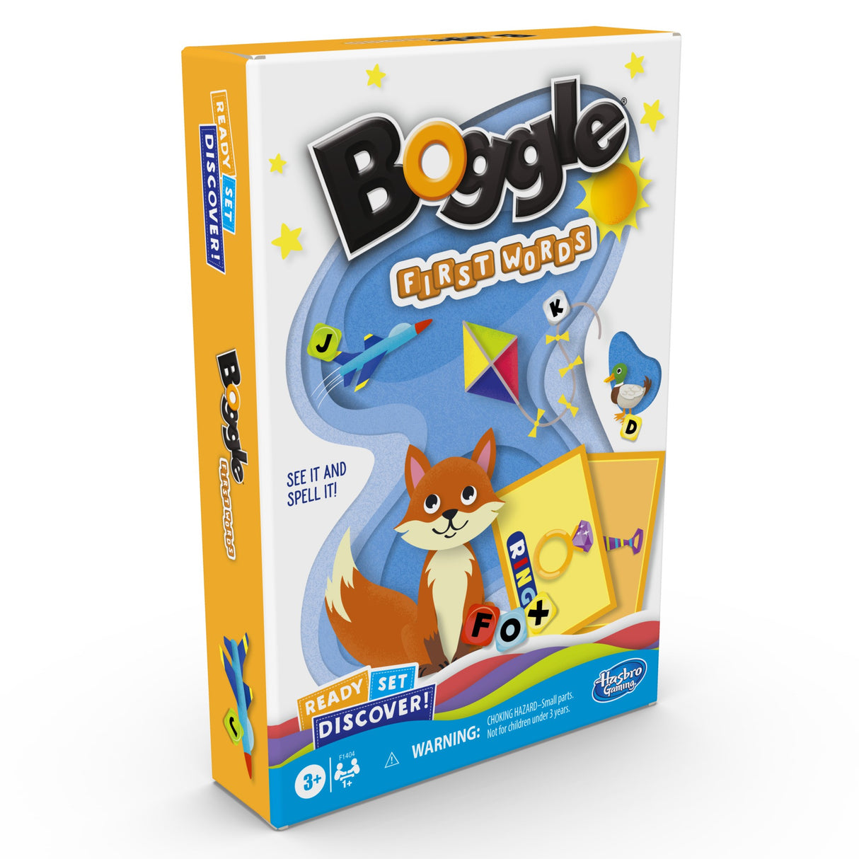 Ready Set Discover Boggle First Words Matching Card Game for Kids and Family Ages 3 and up