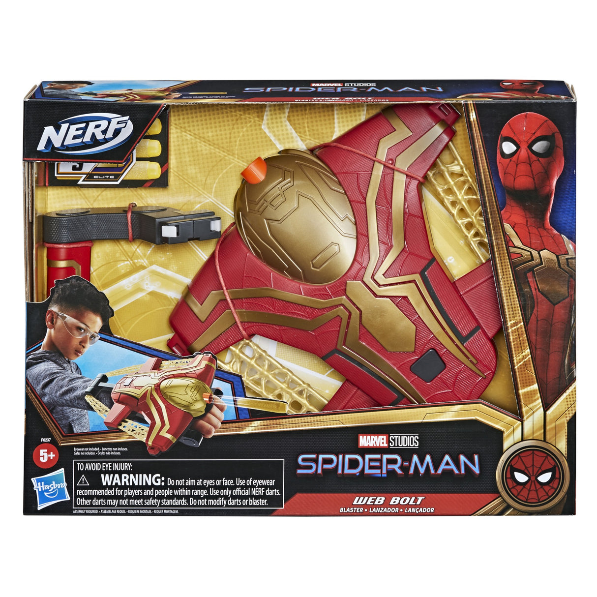 MARVEL SPIDER-MAN WEB BOLT NERF BLASTER