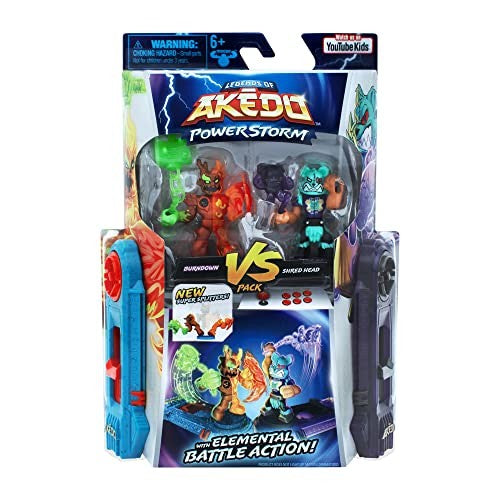 Akedo Burndown Versus Shred Head