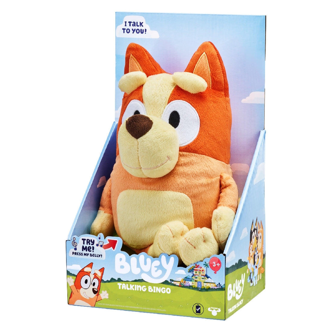 Bluey Large 30cm Talking Plush Cuddly Jumbo Soft Toy