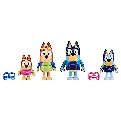 Bluey S7 Figure 4pk - Family Beach Day