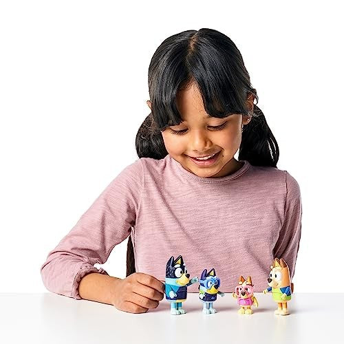 Bluey S7 Figure 4pk - Family Beach Day