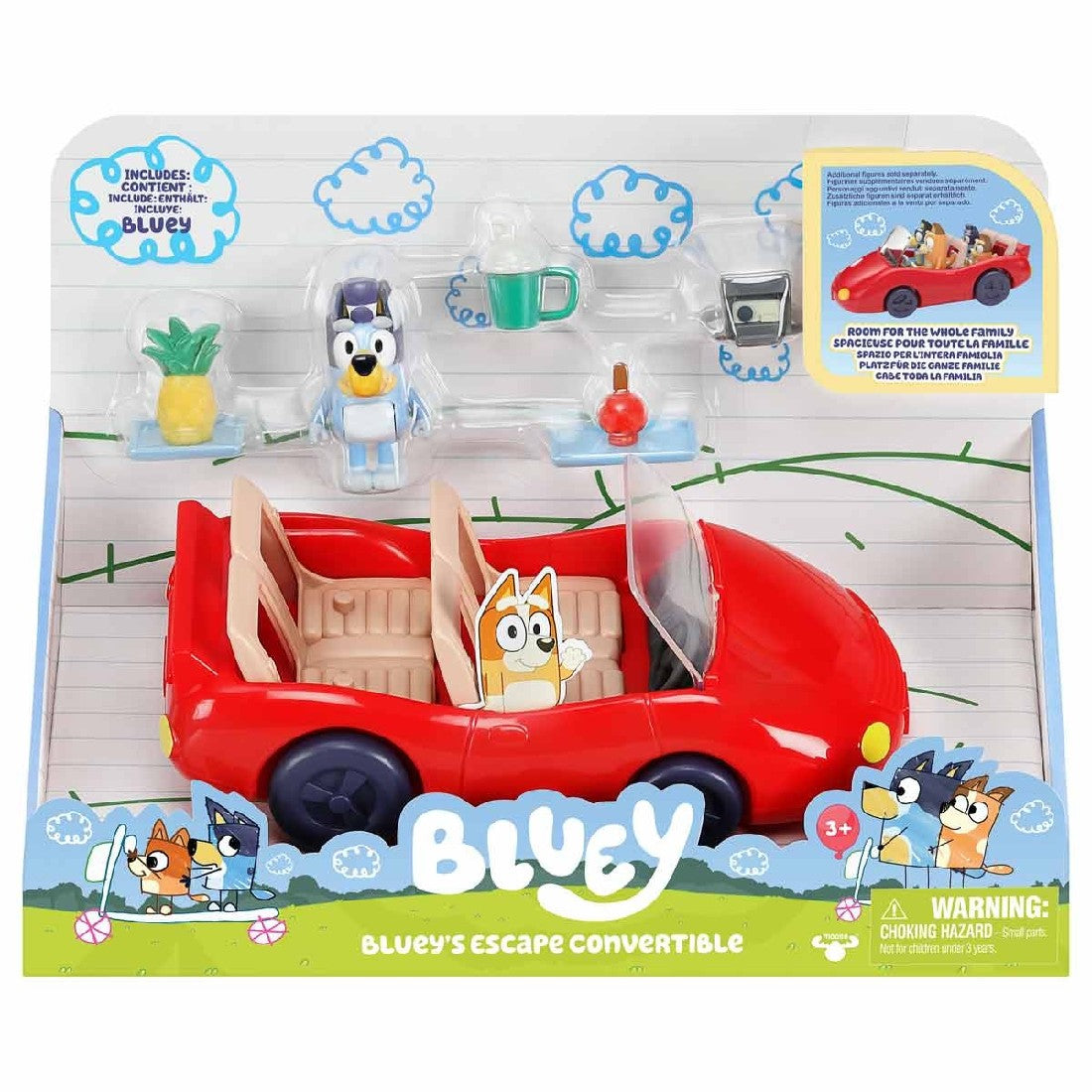 Bluey Blueys Escape Convertible