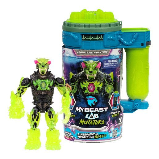 MrBeast Lab Mutators S3 Mutation Chamber Atomic Earth Panther Figure