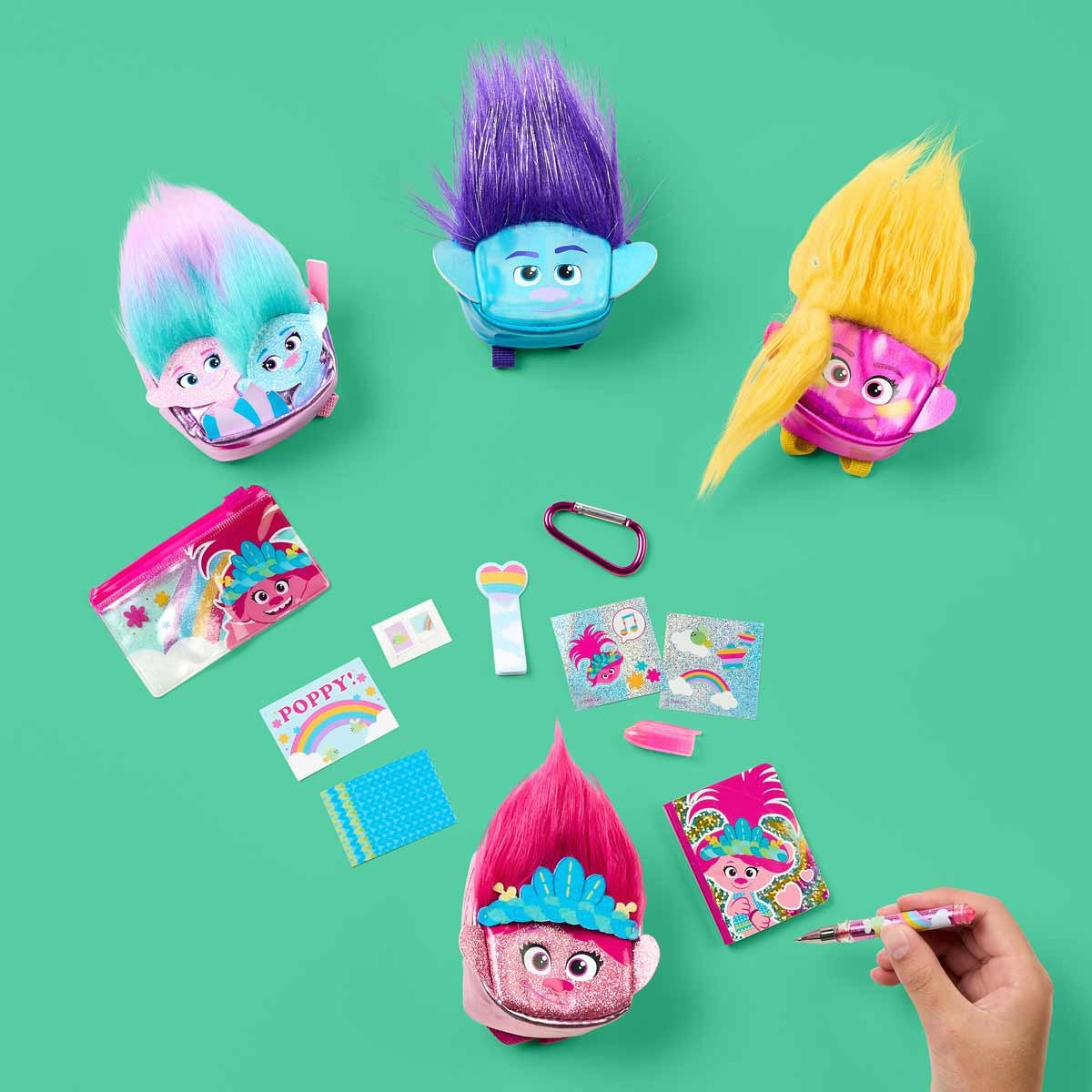 REAL LITTLES TROLLS BACKPACK ASSORTED