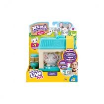 Little Live Pets Mama Surprise Mini Playset - Blue Lil' Mouse