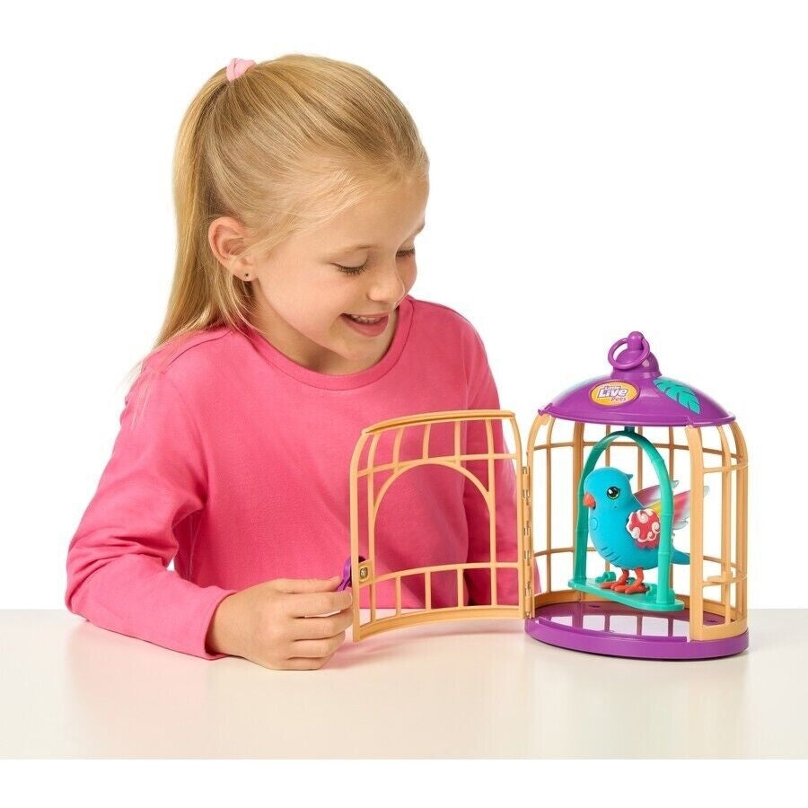 LITTLE LIVE PETS LIL' BIRD S15 BIRD & CAGE - JUNGLE SERIES PANGO