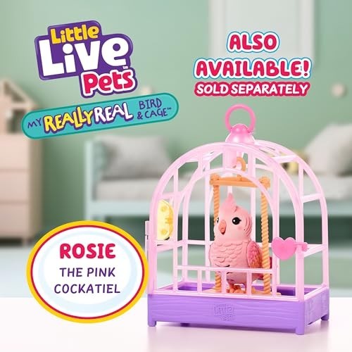 Little Live Pets My Really Real Bird & Cage Indie