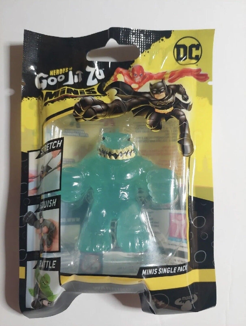 Heroes of Goo Jit Zu Minis TRANSLUCENT King Shark DC 2.5” Rare