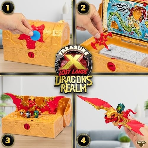 TREASURE X LOST LANDS DRAGON'S REALM MYSTERY TREASURE CHEST