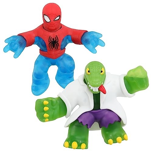 Heroes Of Goo Jit Zu Marvel S7 Versus Pack - Spider-man Versus Goo Shifter Lizard