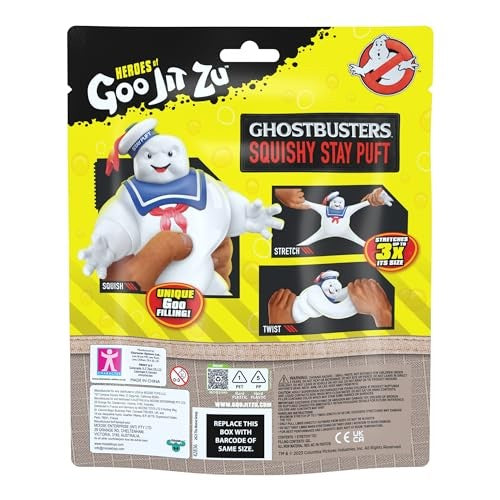 Heroes of Goo Jit Zu Ghostbusters Squishy Stay Puft Figure