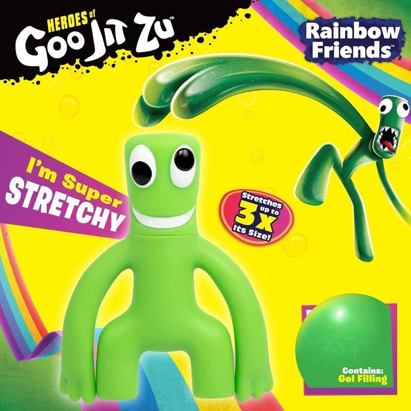 Heroes Of Goo Jit Zu Rainbow Friends Hero Pack Assorted - Green