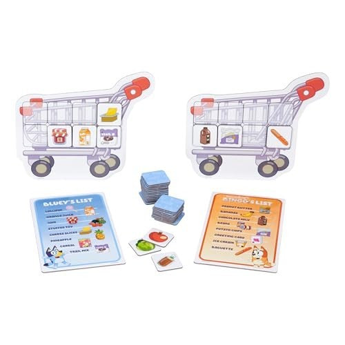 Bluey Shopping List game