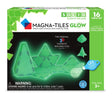 Magna-Tiles 16-Piece Glow in the Dark Set – LED LIGHT INCLUDED