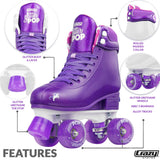 GLITTER POP PURPLE MEDIUM 3-6