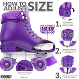 GLITTER POP PURPLE MEDIUM 3-6