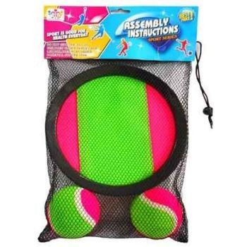 VELCRO CATCH BALL IN NET BAG