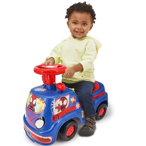 Marvel Spidey Lights 'N' Sounds Racer Activity Ride on by Kiddieland