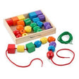 Melissa & Doug Primary Lacing Beads Wooden Childrens Toy Multi-Colour 3Y+