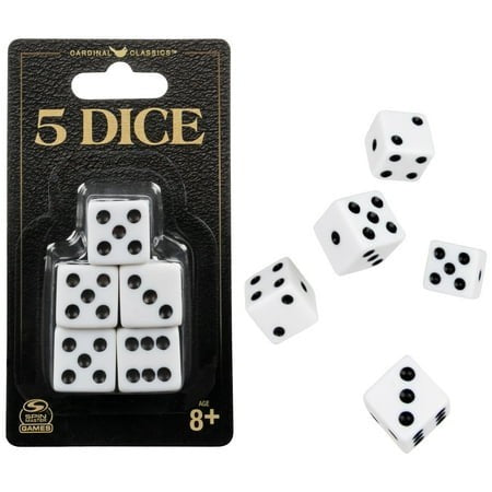 Cardinal Classics  5-Pack Dice Set
