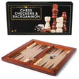 Spin Master Games  Cardinal Classics  Wood Chess  Checkers  And Backgammon Set  Ages 8 And Up