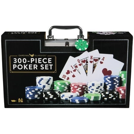 Spin Master Games  Cardinal Classics  300-Piece Poker Set with Aluminum Case  Ages 8 and up