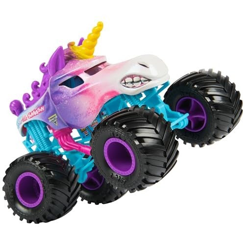 Monster Jam 1:24 Sparkle Smash Diecast Truck