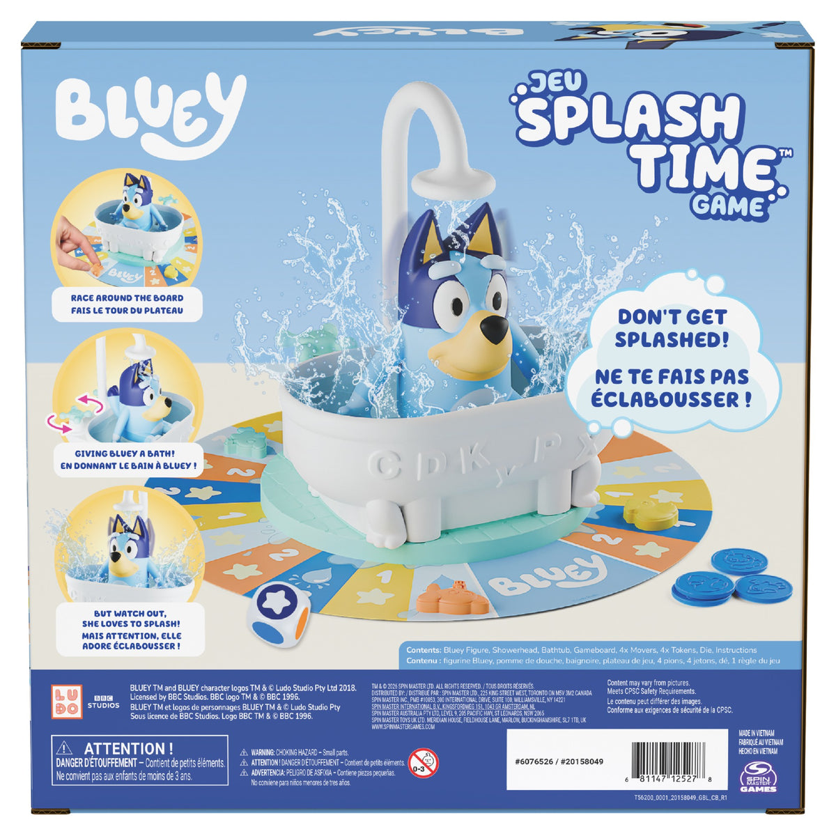 Bluey Splash Time
