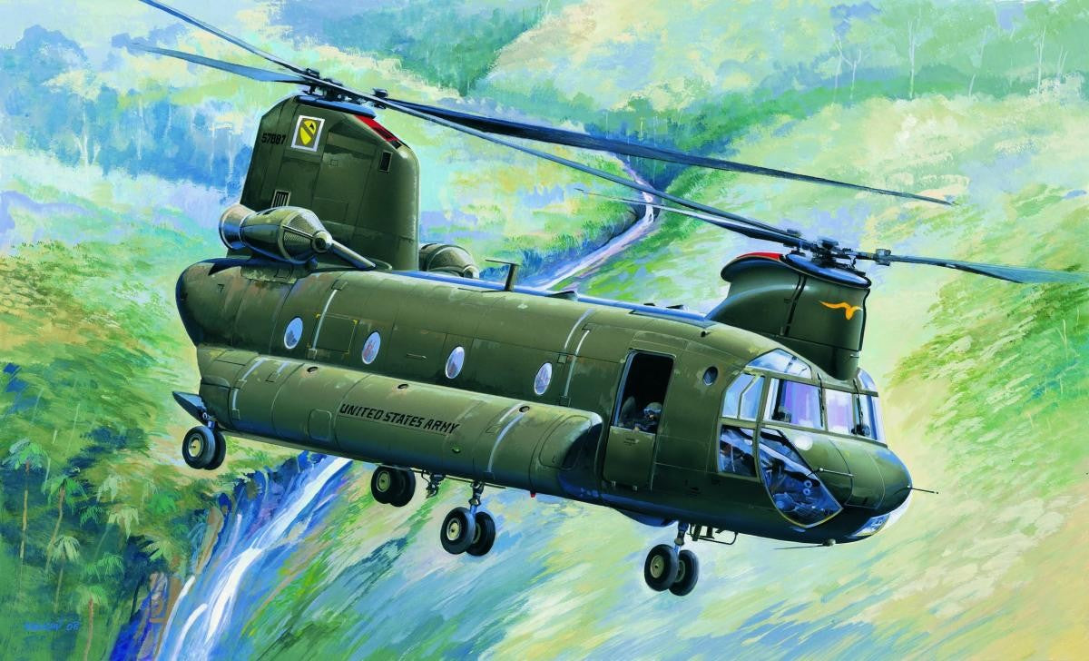 HOBBYBOSS 1/48 CH-47A CHINOOK PLASTIC MODEL KIT [81772]