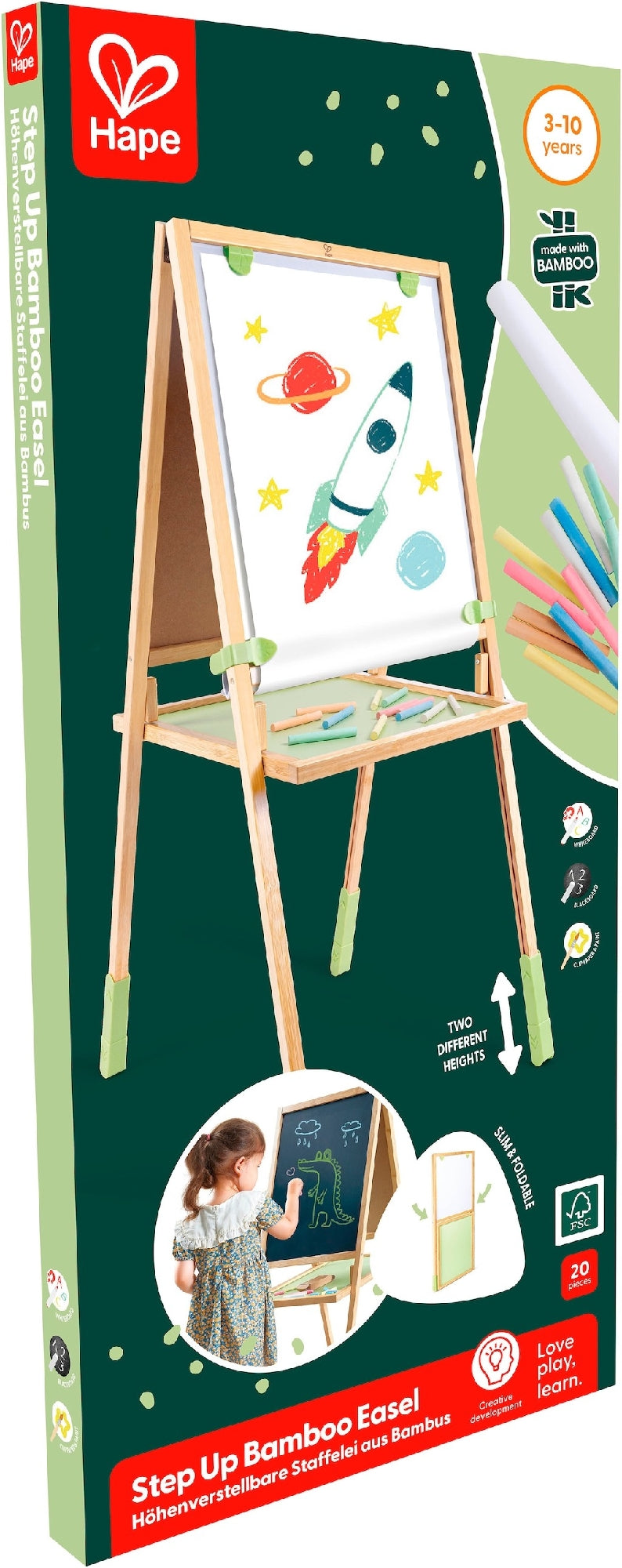 HAPE STEPUP BAMBOO EASEL