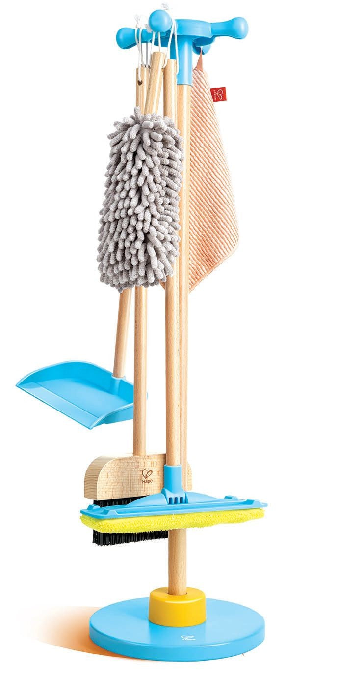 HAPE BROOM & SWIFFER CLEANING STAND