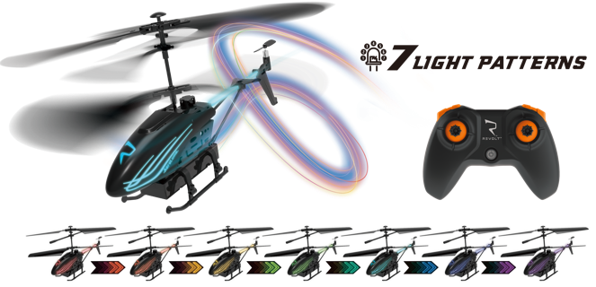 Revolt Radio AeroLume Helicopter