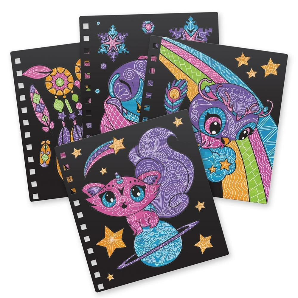 NEBULOUS STARS MAGIC PATTERN VELVET - SMALL CREATIVE BOOK