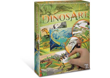 DINOSART - SAND & FOIL ART