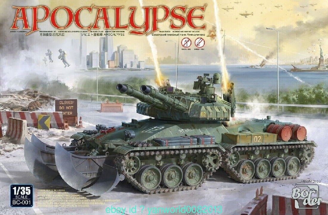 Border 1/35 BC001 Soviet Super Heavy Tank "Apocalypse" Model Kit