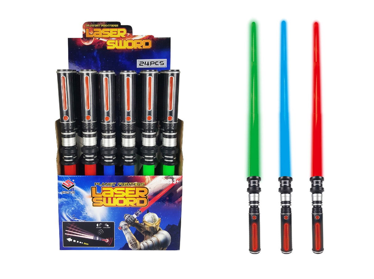 Laser Sword Rectactable W/ Light And Sound