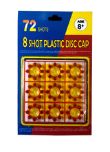 8 Shot Ring Caps - 72 Shots