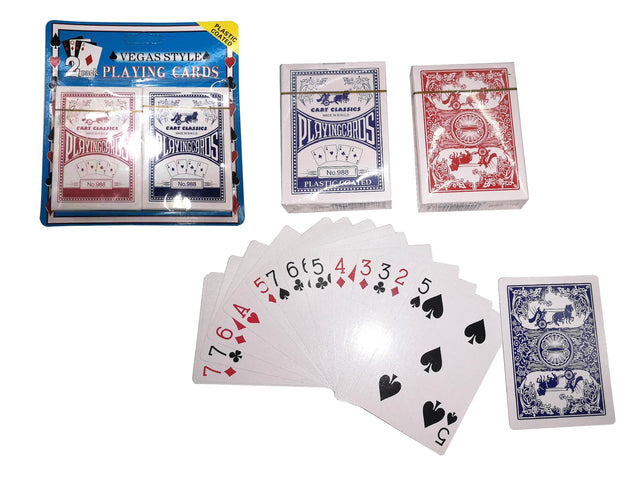 VEGAS STYLE PLAYING CARDS 2PK