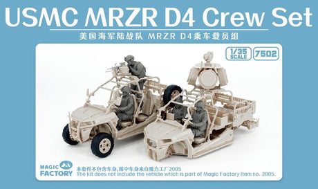 Magic Factory 1/35 Usmc Mrzr D4 Crew Set
