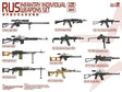 Magic Factory 1/35 Rus Infantry Individual Weapons Set
