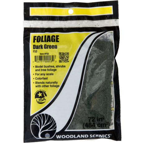 WOODLAND SCENICS FOLIAGE - DARK GREEN