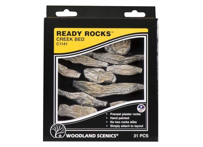 WOODLAND SCENICS READY ROCKS - CREEK BED