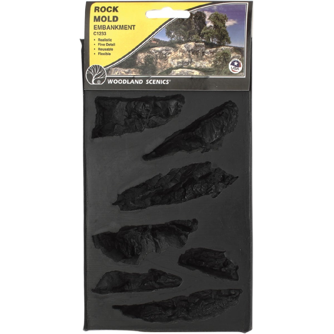 Woodland Scenics Rock Mold - Embankments